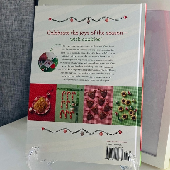 NEW Cookie Advent Cookbook Hardcover Christmas Holiday Cookies Recipe Book - Picture 14 of 14